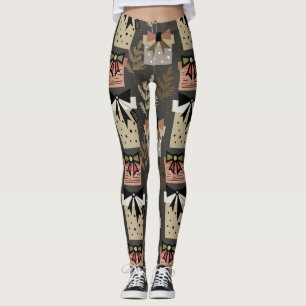 Adorables Weihnachten präsentiert verspielte Farbe Leggings