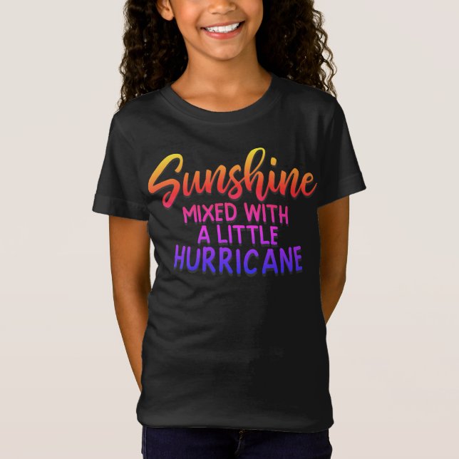 Adorables Zitat Sonnenschein gemischt T-Shirt (Vorderseite)