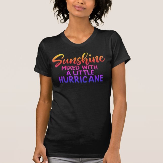 Adorables Zitat Sonnenschein gemischt T-Shirt (Vorderseite)