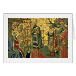 Adoration des Magi, détail d'un carreau de
