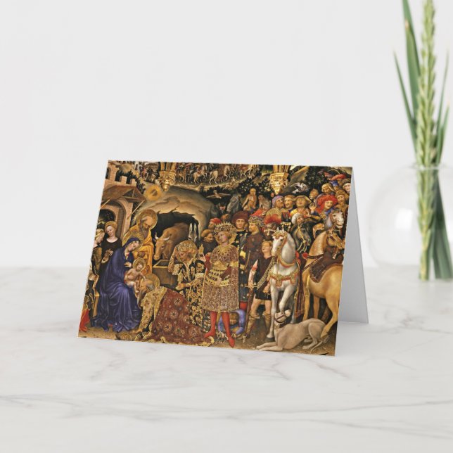 Adorazione dei Magi Feiertagskarte (Vorderseite)