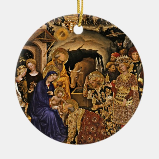 Adorazione dei Magi Keramik Ornament (Vorne)