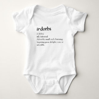 Adorbs Baby Jersey Bodysuit Baby Strampler