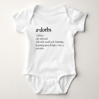 Adorbs Baby Jersey Bodysuit Strampler