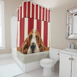 Adorbs Basset Hound Duschvorhang