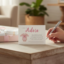 Adore Baby Girl Pink  Diaper Raffle 