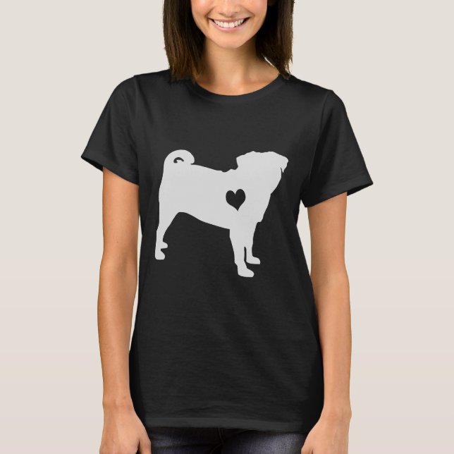 Adore Mops Classic T - Shirt 354 (Vorderseite)