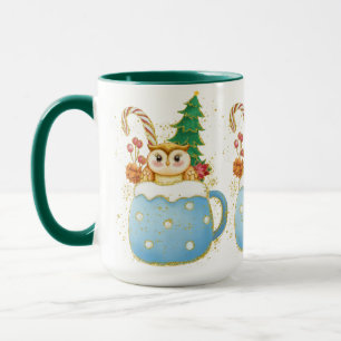 Adorieren Weihnachten Niedliche Owl Tasse