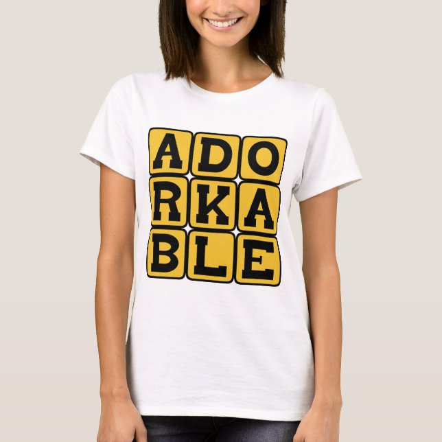 Adorkable, bezaubernder Depp T-Shirt (Vorderseite)