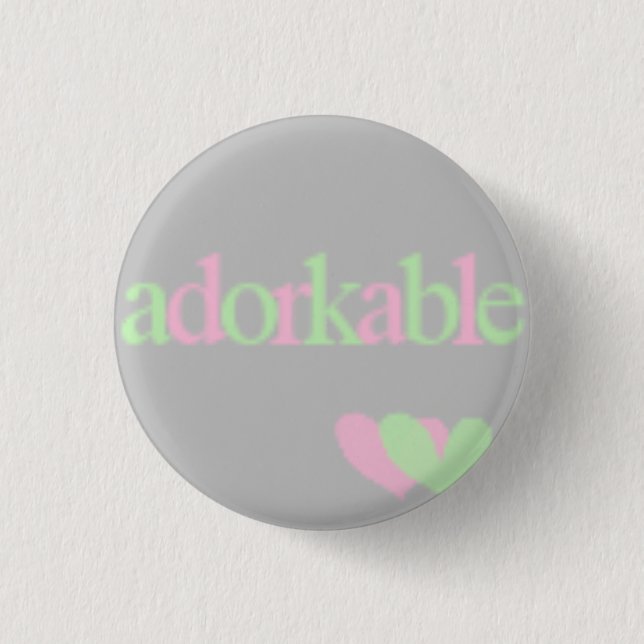 adorkable button (Vorderseite)