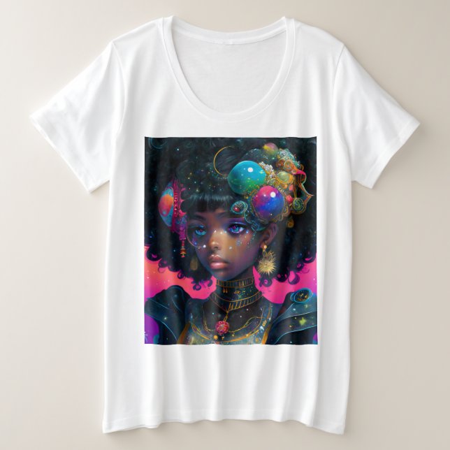 Adorned Knight Große Größe T-Shirt (Design vorne)