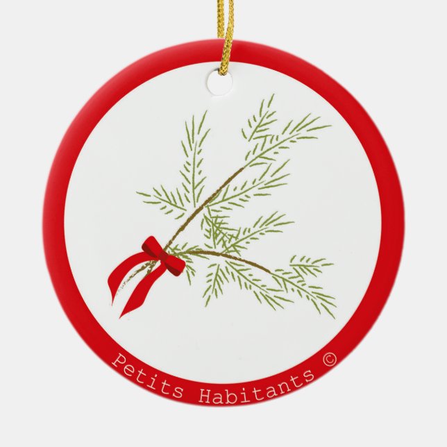 Adorno de cerámica keramik ornament (Vorne)
