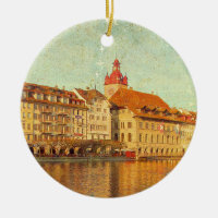 Adorno De Cerámica Polaroids aus Luzern