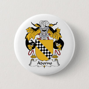 Adorno Familienwappen Button