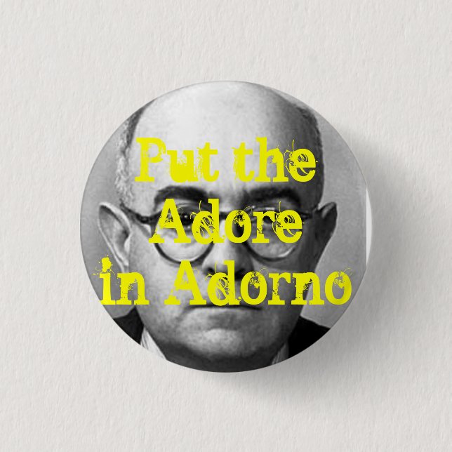 Adorno Knopf Button (Vorderseite)