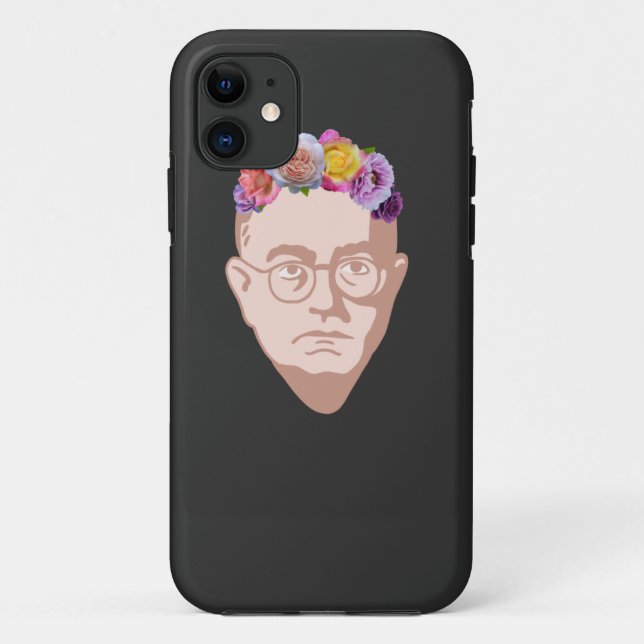Adorno mit Blume Crown Case-Mate iPhone Hülle (Rückseite)