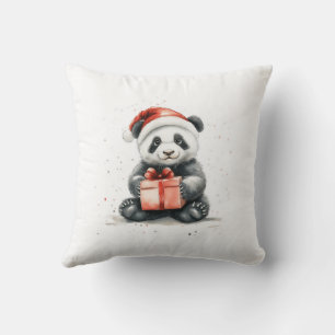 Adortable Animal Christmas Series Baby Panda Bear Kissen