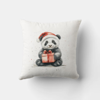 Adortable Animal Christmas Series Baby Panda Bear Kissen