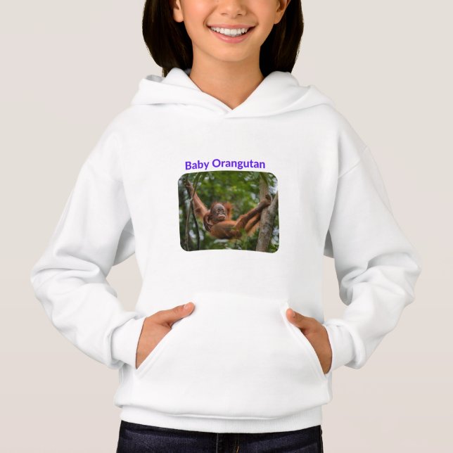 Adortable Baby Orangutan T - Shirt - Minimalistisc (Vorderseite)