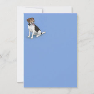 Adortable Beagle Mix Note Card Mitteilungskarte