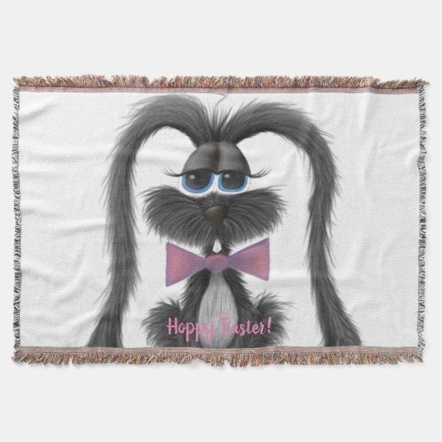 Adortable Bunny Rabbit Decke (Vorderseite)