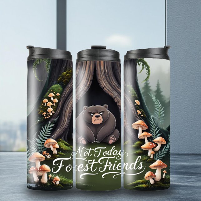 Adortable Grumpy Bär Tumbler Thermosbecher (Von Creator hochgeladen)
