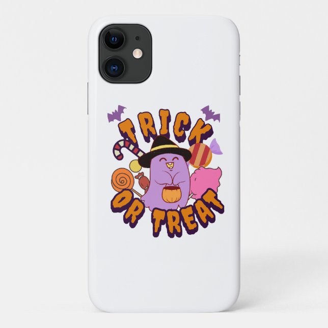 Adortable Halloween-Geistertrick oder -Treat Case-Mate iPhone Hülle (Rückseite)