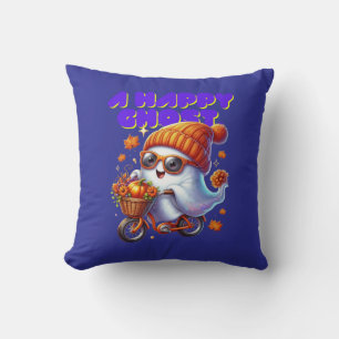 Adortable Halloween Ghost Milk Tee Kissen