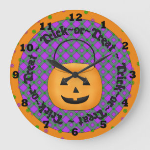 Adortable Halloween Wall Clock Große Wanduhr