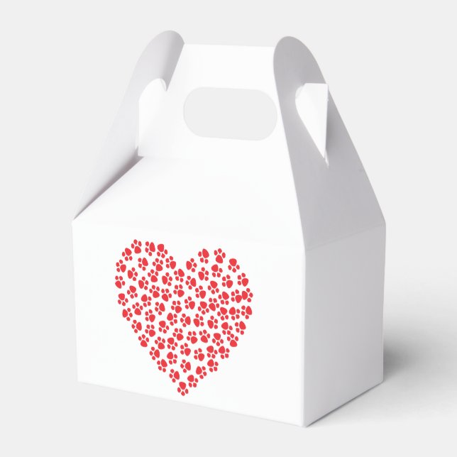 Adortable Hecht mit Paws Paper Gefälligkeitsboxen Geschenkschachtel (Rückseite)