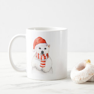 Adortable Holiday Polar Bear Tasse
