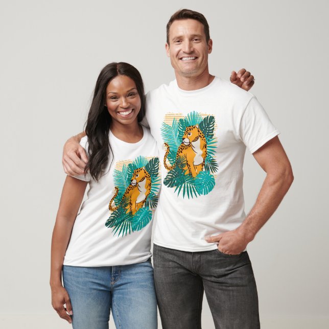 Adortable Jungle Cheetah T-Shirt (Unisex)