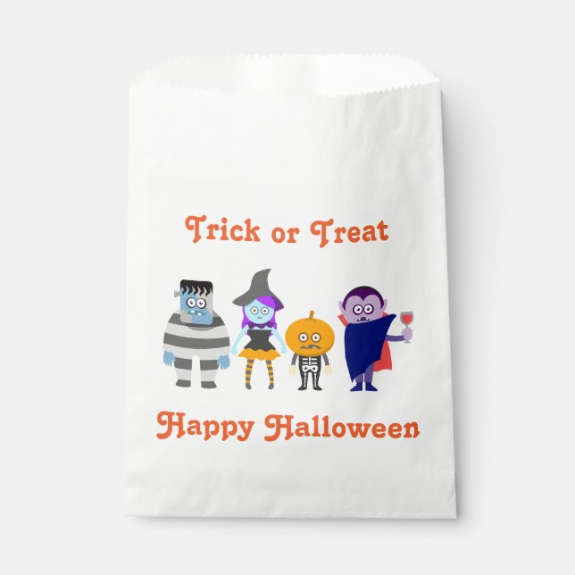 Adortable Kids Halloween Kostüm Party Geschenktütchen (Vorderseite)