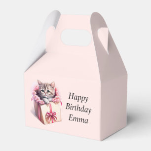 Adortable Kitten in einer Box Geburtstagsgeschenk Geschenkschachtel
