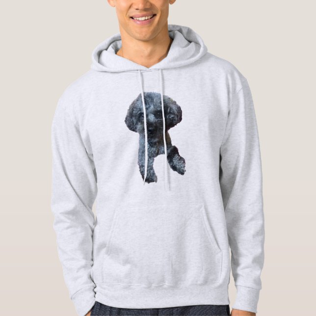 Adortable Miniatur Poodle Hoodie (Vorderseite)