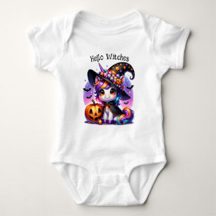 Adortable Niedlich Spooky Kids Halloween Baby Strampler