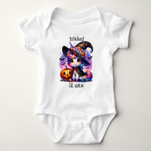Adortable Niedlich Spooky Kids Halloween Baby Strampler
