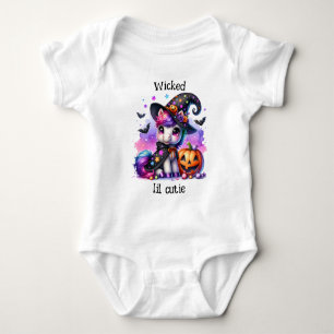 Adortable Niedlich Spooky Kids Halloween Baby Strampler