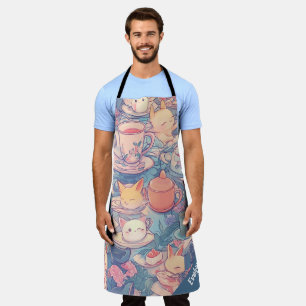Adortable Pastel Doodle Kunst Schürze