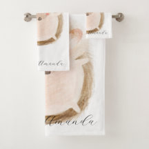 Adortable Pastelsafari niedliche Monogramm für Mäd