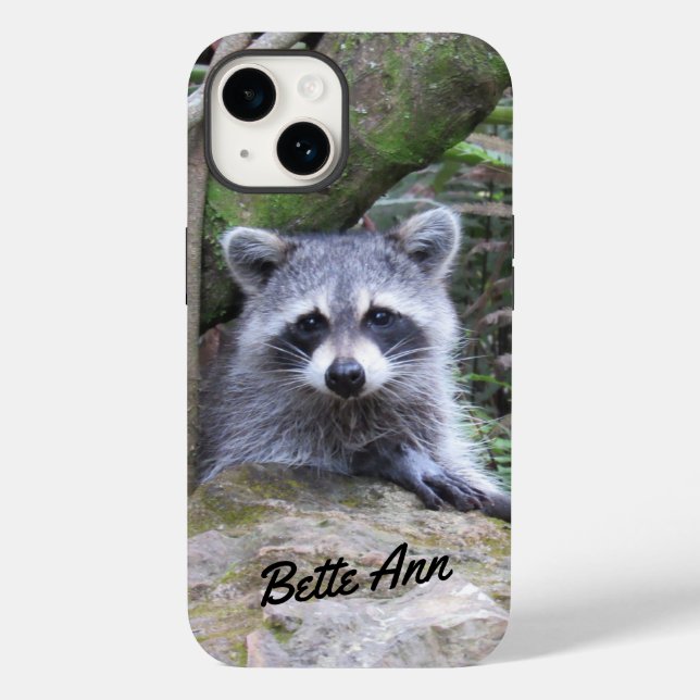 Adortable Raccoon Phone Case (Rückseite)