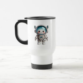 Adortable Space Friend in futuristischem Gear Reisebecher