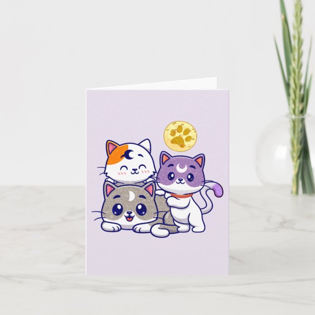 Adortable Trio - Drei Niedliche Katzen (Vorderseite)