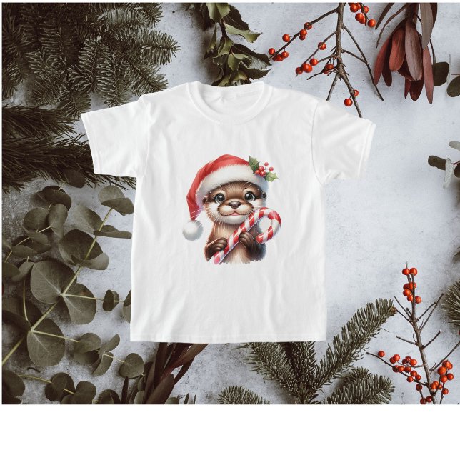 Adortable Weihnachtsfeier in Weihnachtsmannmütze m T-Shirt (Von Creator hochgeladen)