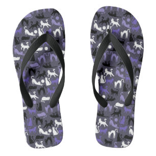 Adortable Yoga Niedlich Cat Posen Flip Flops