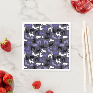 Adortable Yoga Niedlich Cat Posen Serviette