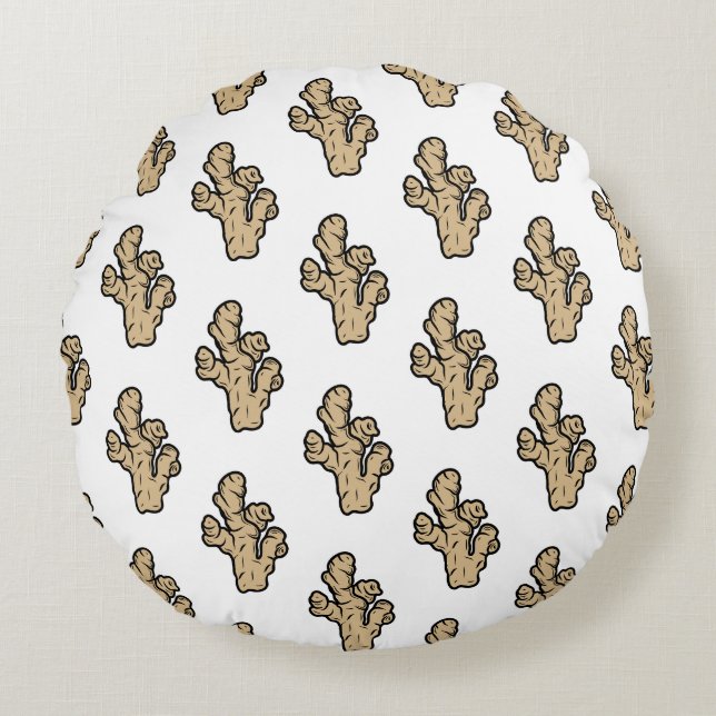 Adraka Rundes Kissen (Vorderseite)