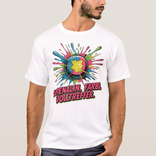 Adrenalin Farbe Volltreffer – Paintball Shirt