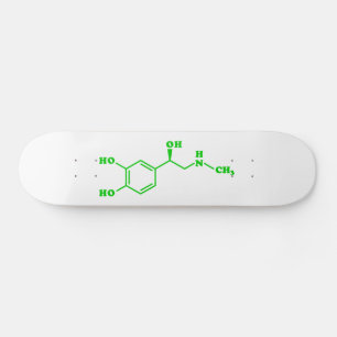 Adrenalin Molekulare chemische Formel Skateboard