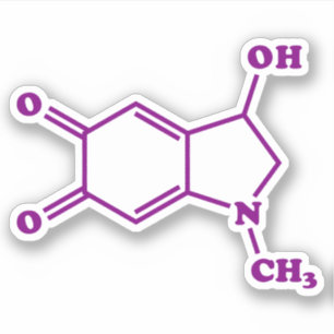 Adrenochrome Molekulare Chemische Formel Aufkleber